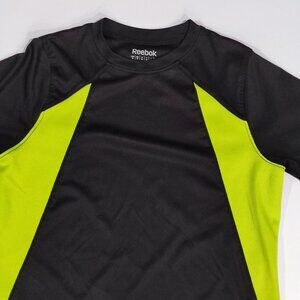 Reebok rashguard black neon boys size M (10-12)